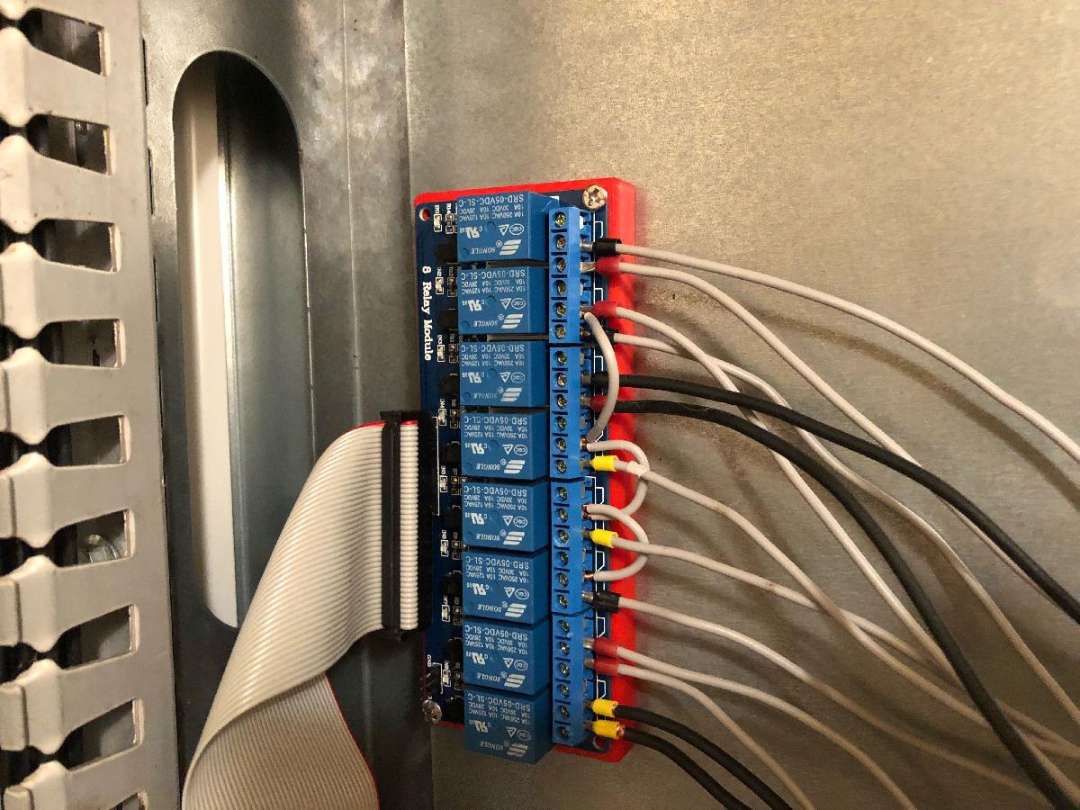 Suporte para modulo de rele de 8 canais (Arduino/Raspberry)