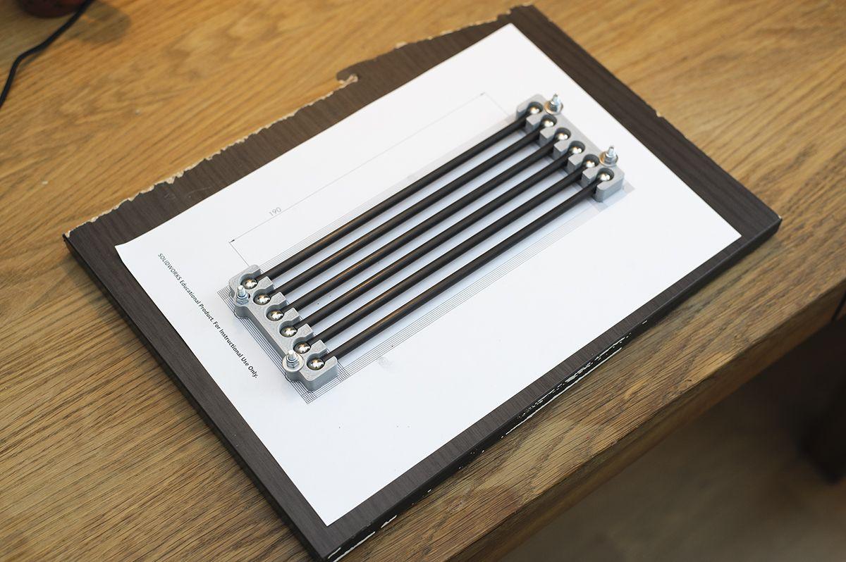 Gabarito magnetico de haste Kossel Mini