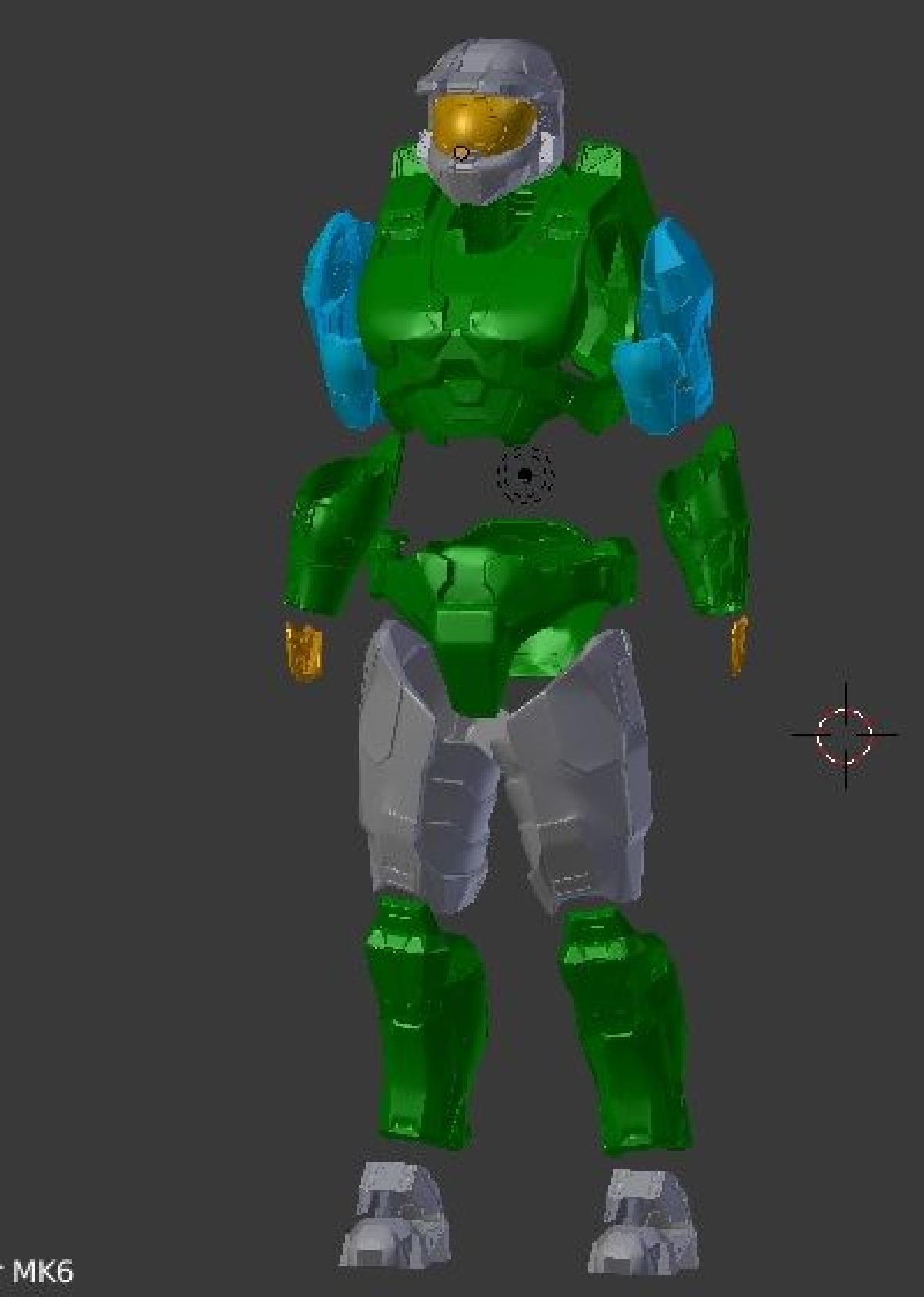Halo 3   Mark 6   Conjunto de Armadura do Master Chief   Sem Capacete