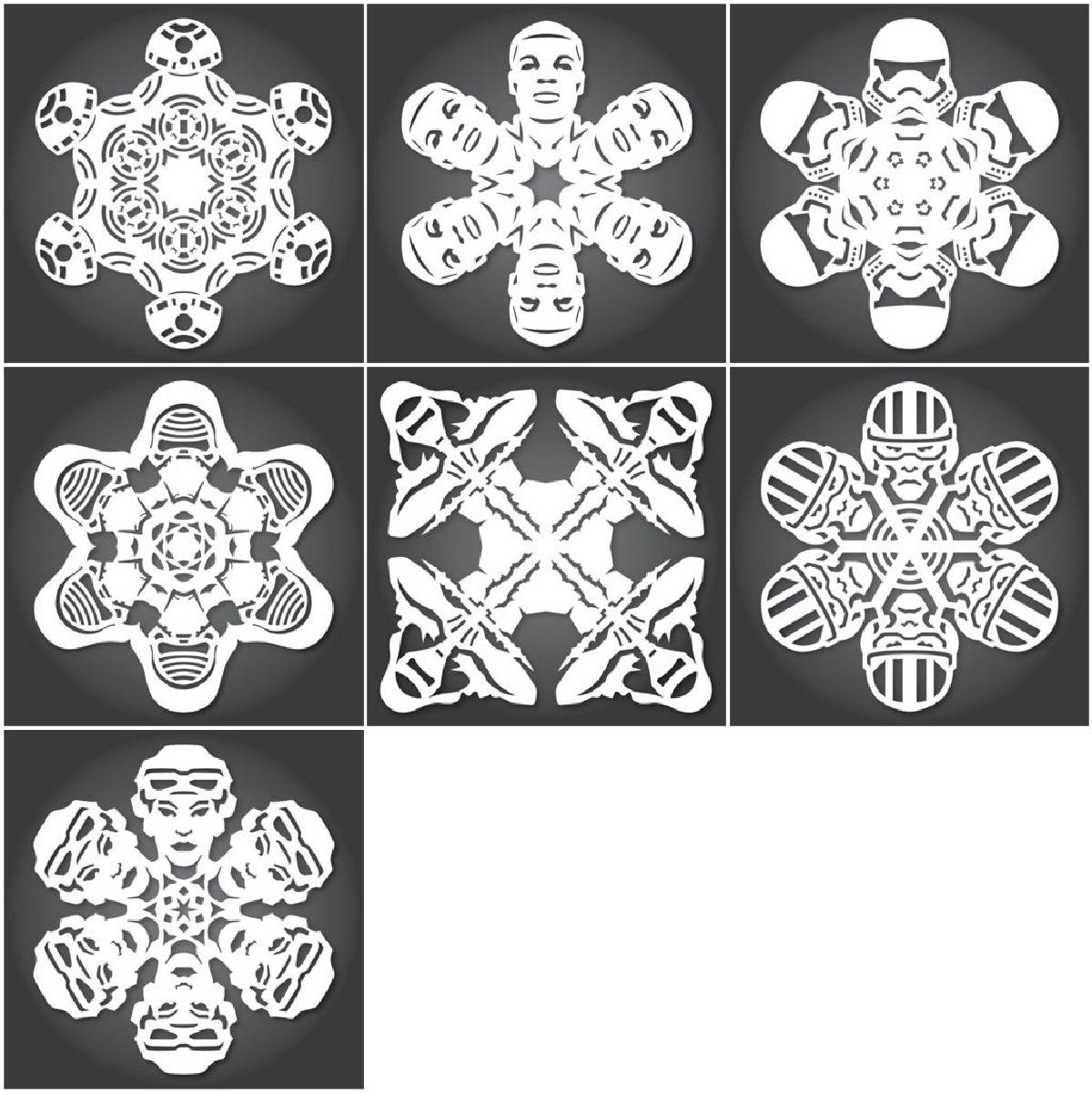 Flocos de Neve de Star Wars por Anthony Herrera   2015