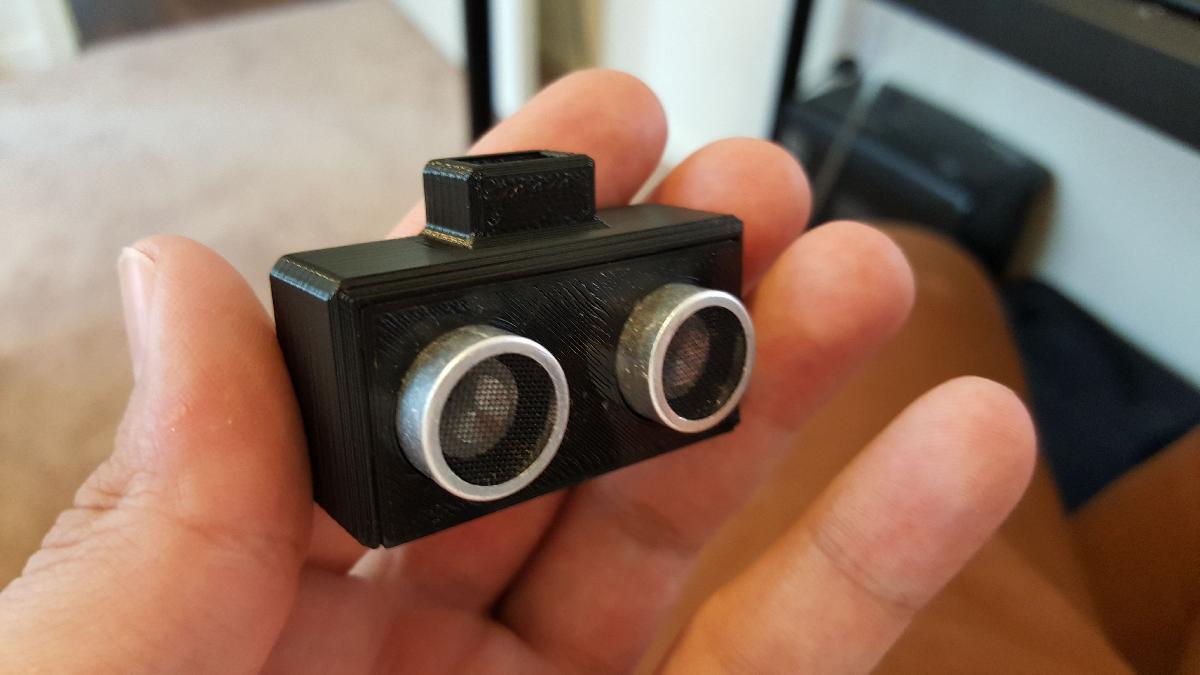 Habitacao do Sensor Ultrassonico   HC SR04