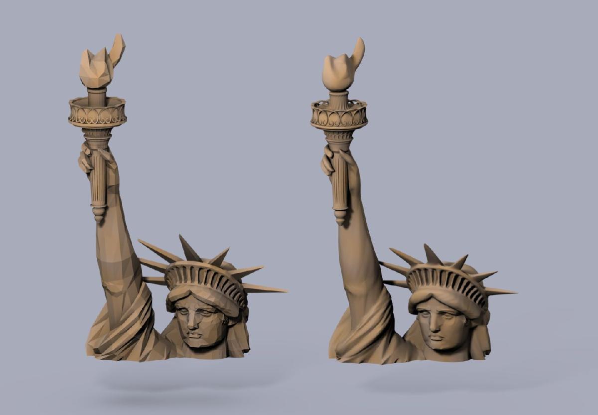 Estatua da Liberdade em Alta Resolucao, Edicao Planeta dos Macacos