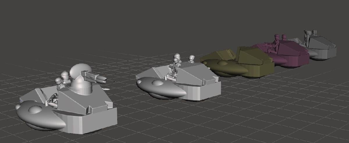 CARRO DE TRILHA AUTOMATIZADO ROBOTECH MASTER TRIV SECAO DE ARMAS PESADAS DE INFANTARIA