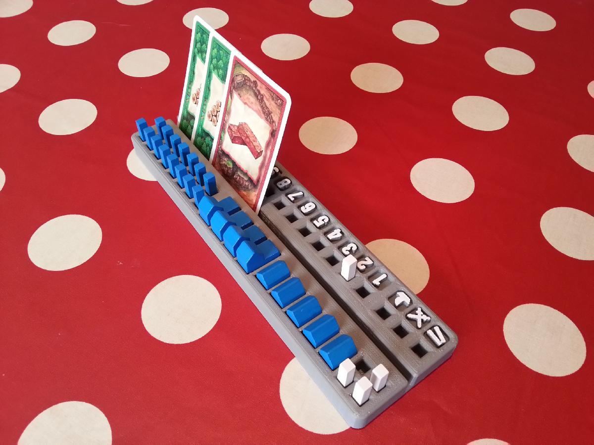 Suporte de Pontuacao para Cartas de Pecas de Catan