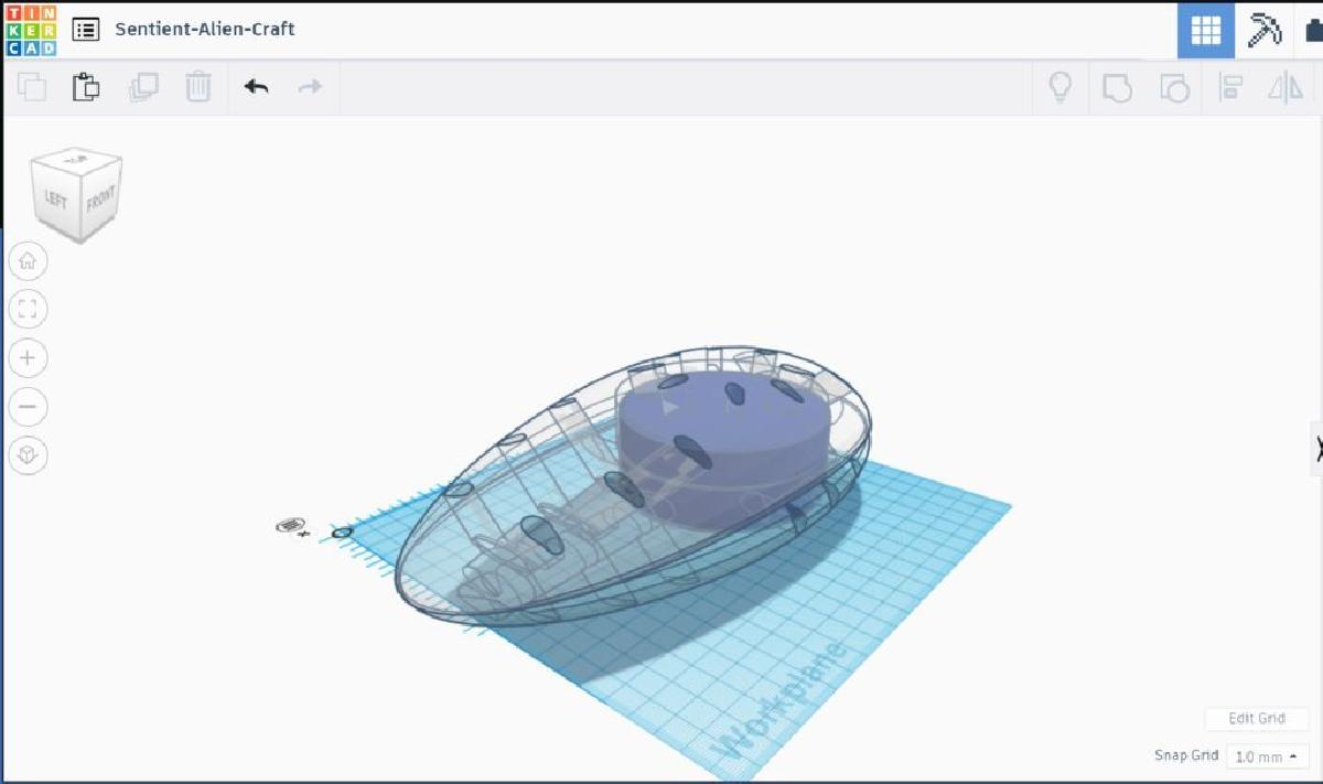 Uma Embalagem de Nave Espacial Sensiente para Amazon Alexa Echo Dot