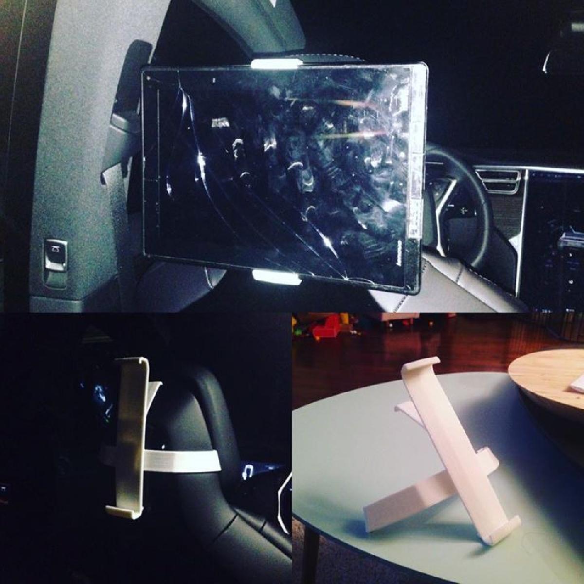Suporte para tablet ajustavel do encosto de cabeca do Tesla Model S/X