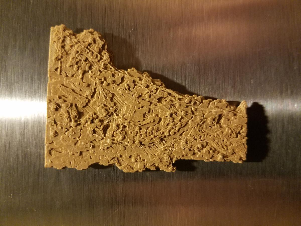 Modelo Topografico Cubificado de Vermont (Gerado)