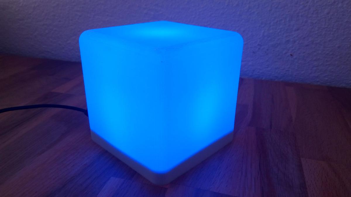 Lampada Cubo Colorido