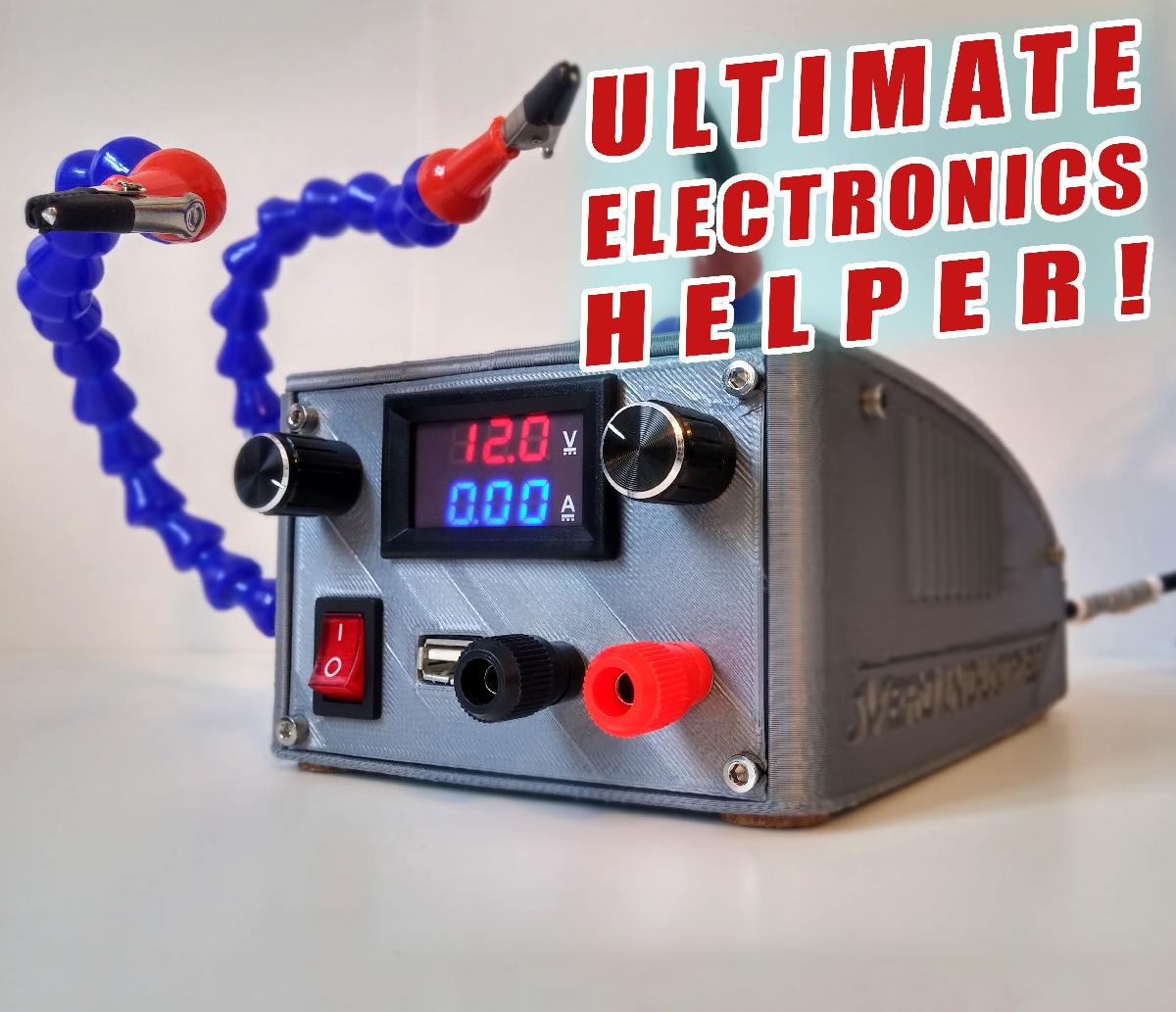Fonte de Alimentacao de Bancada com Maos Auxiliares Ultimate Electronics