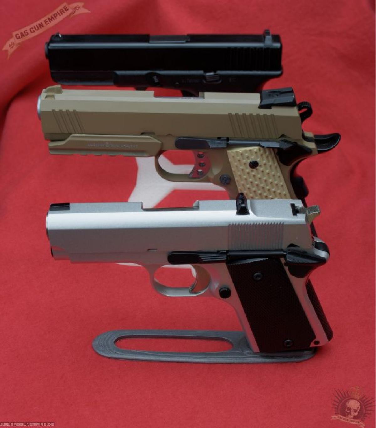 Sistema de suporte de pistola Airsoft