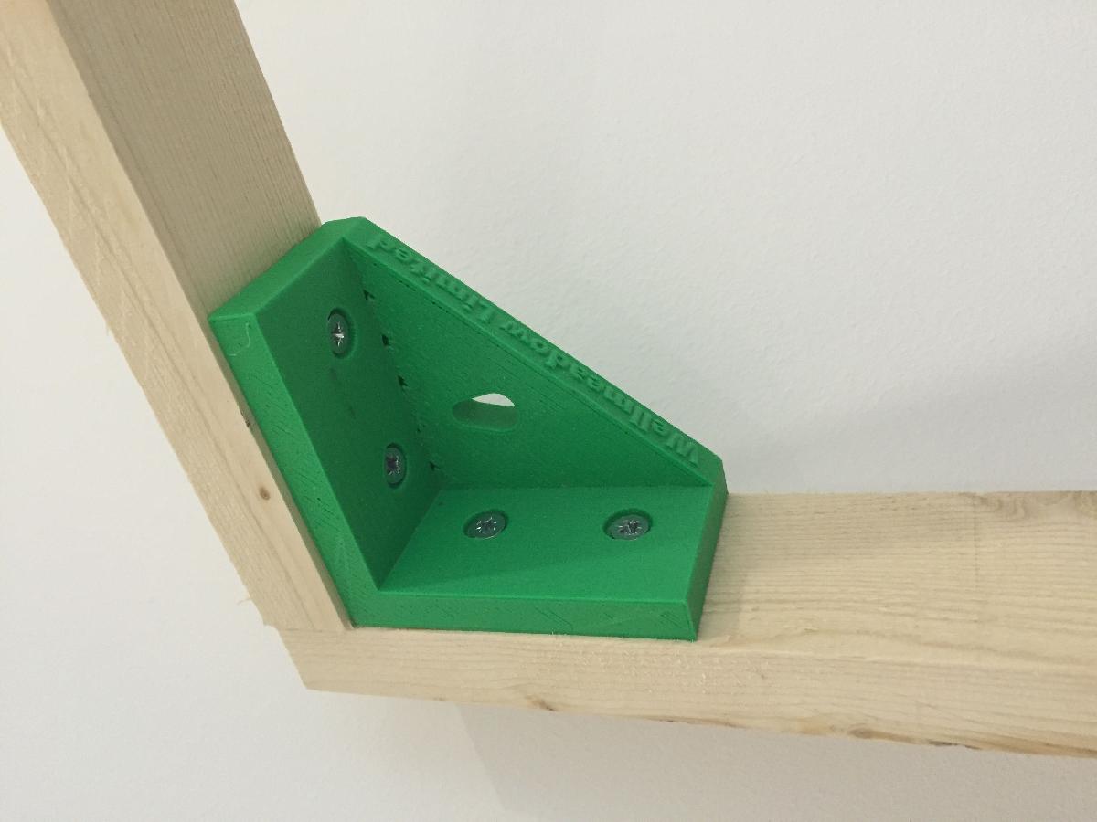 Suporte de canto de 90 graus para tela de artista