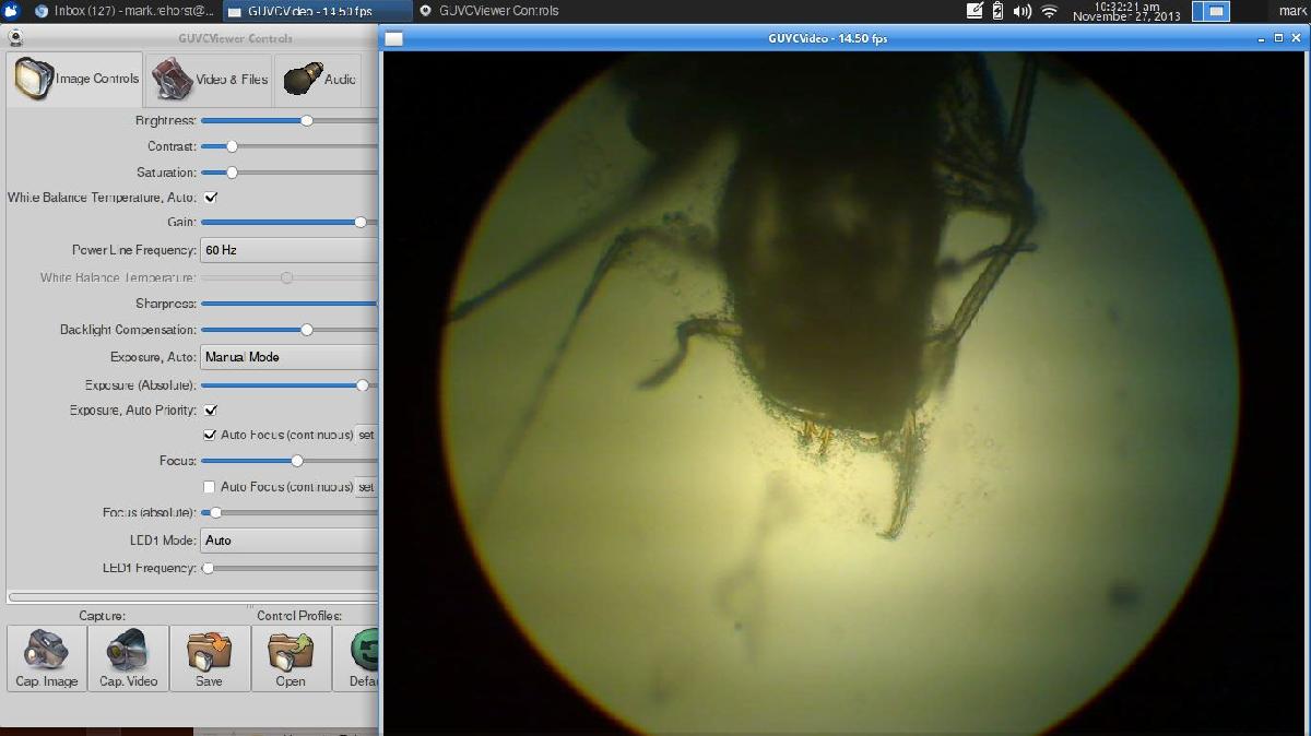 Adaptador de microscopio para webcam Logitech permite gravar video atraves do seu microscopio.
