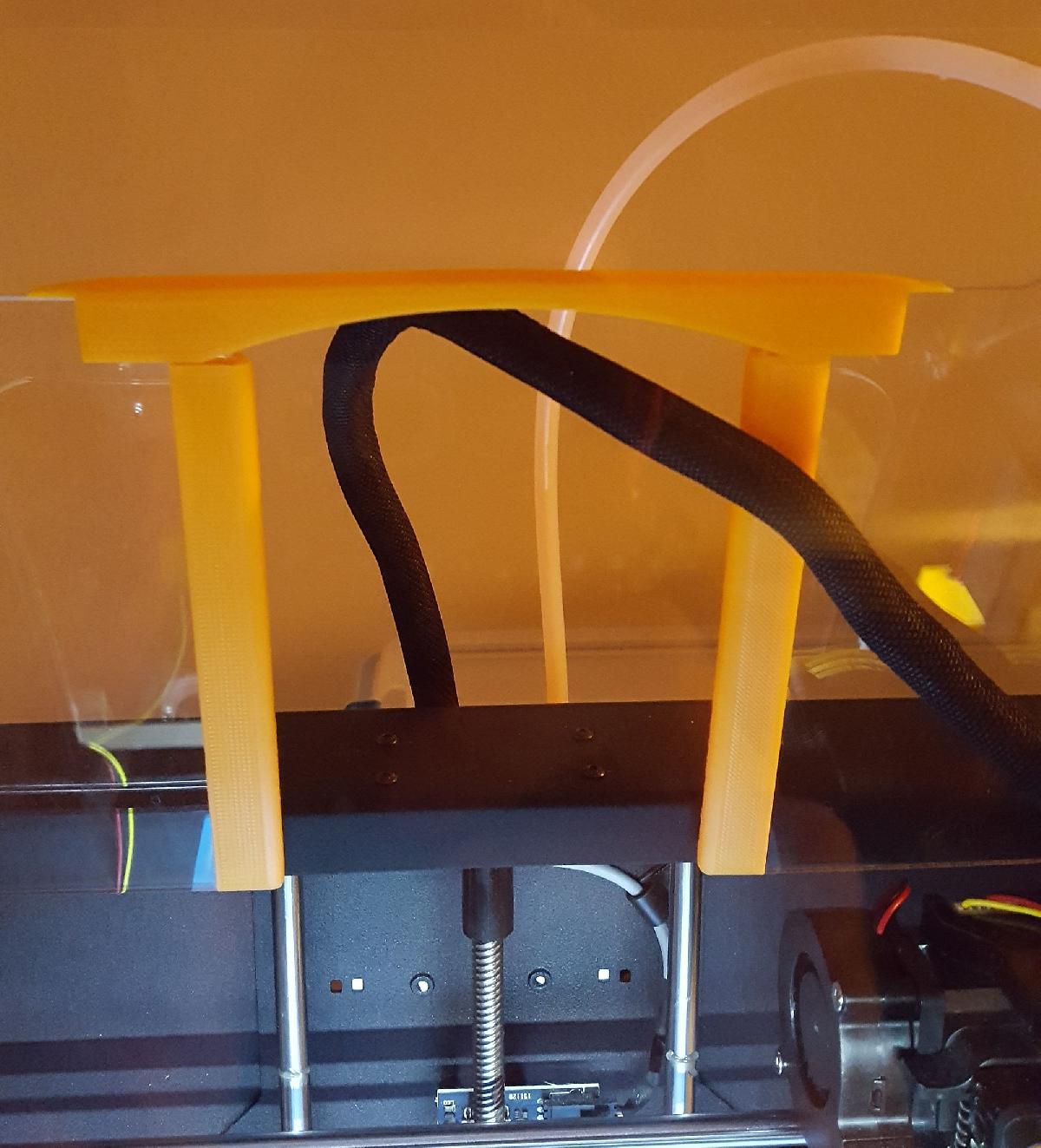 Protetor de Fio do Extrusor da Capa da Impressora Acrilica Qidi Tech / Endireitador Acrilico