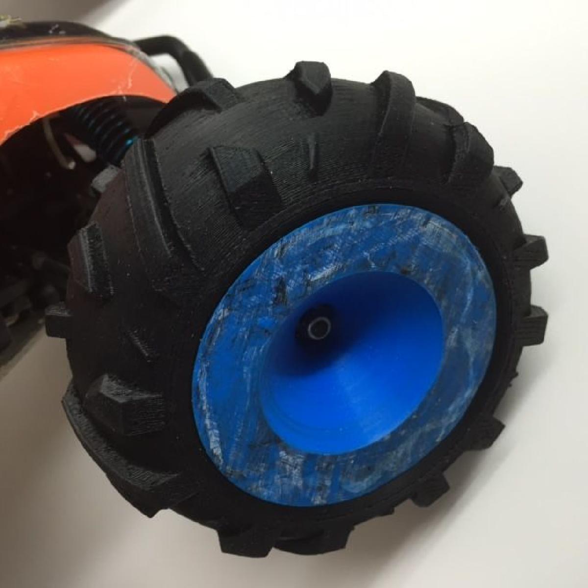 Conjunto de NoS (Sem Parafusos) rodas hexagonais de 12mm dedicadas ao OpenRC Truggy