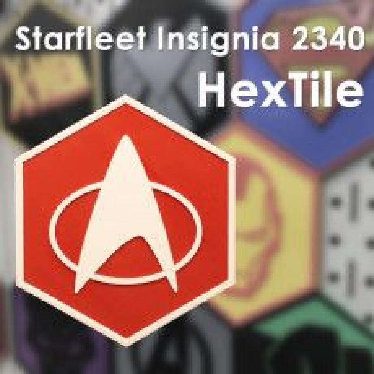 Insignia da Frota Estelar 2340 HexTile