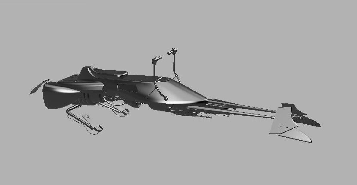 moto speeder de Star Wars (para montagem de drone)