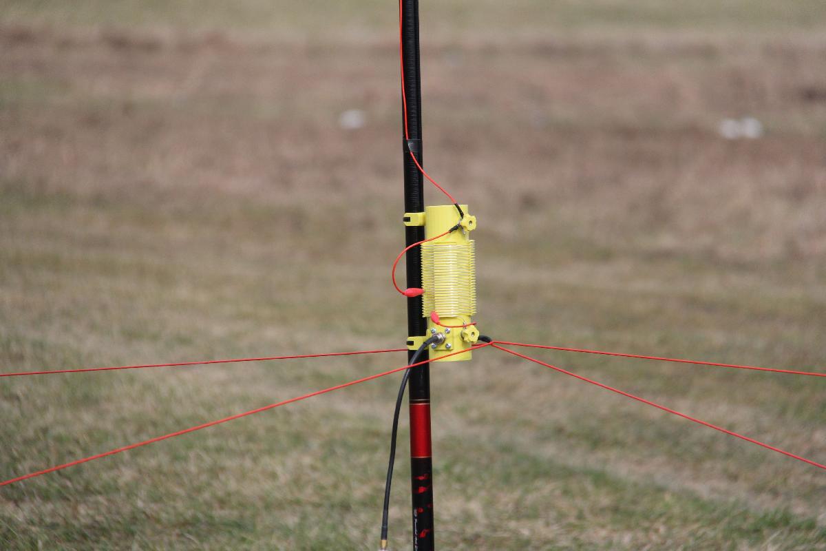 Antena de plano terrestre multibanda Ham Radio