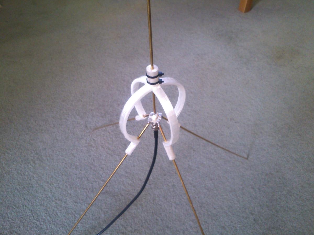 Antena de Plano de Terra de 1/4 de Onda Mk I