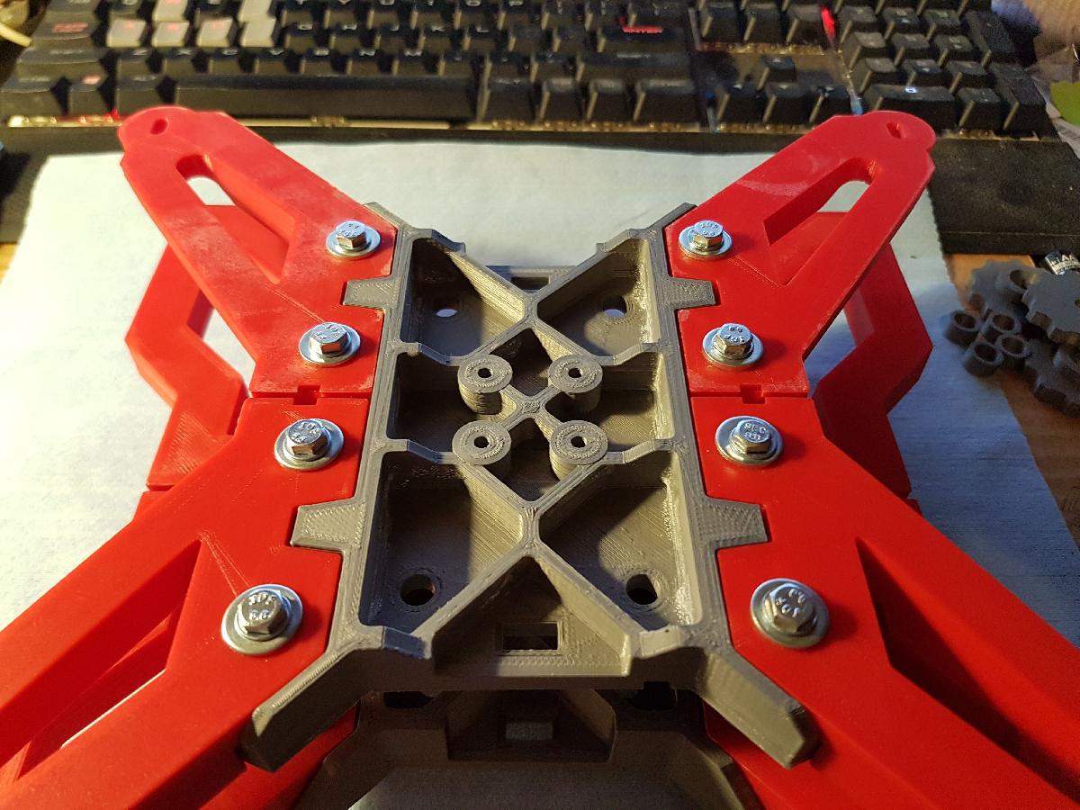 Tevo Tarantula   Suporte de Cama v2 Remix/MGN12H (2020/2525) Remix/2 Blocos/