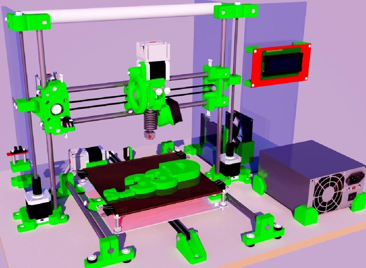 impressora 3D de $65 feita de residuos eletronicos reciclados