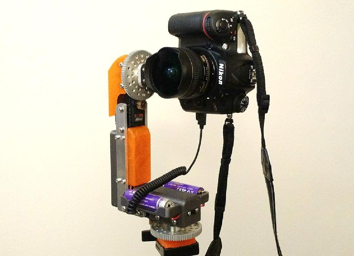 Cabeça de câmera DSLR 3D 3D 360 Panorama automática