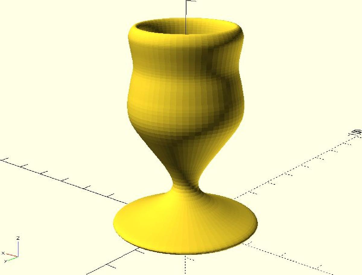 Splines para OpenSCAD