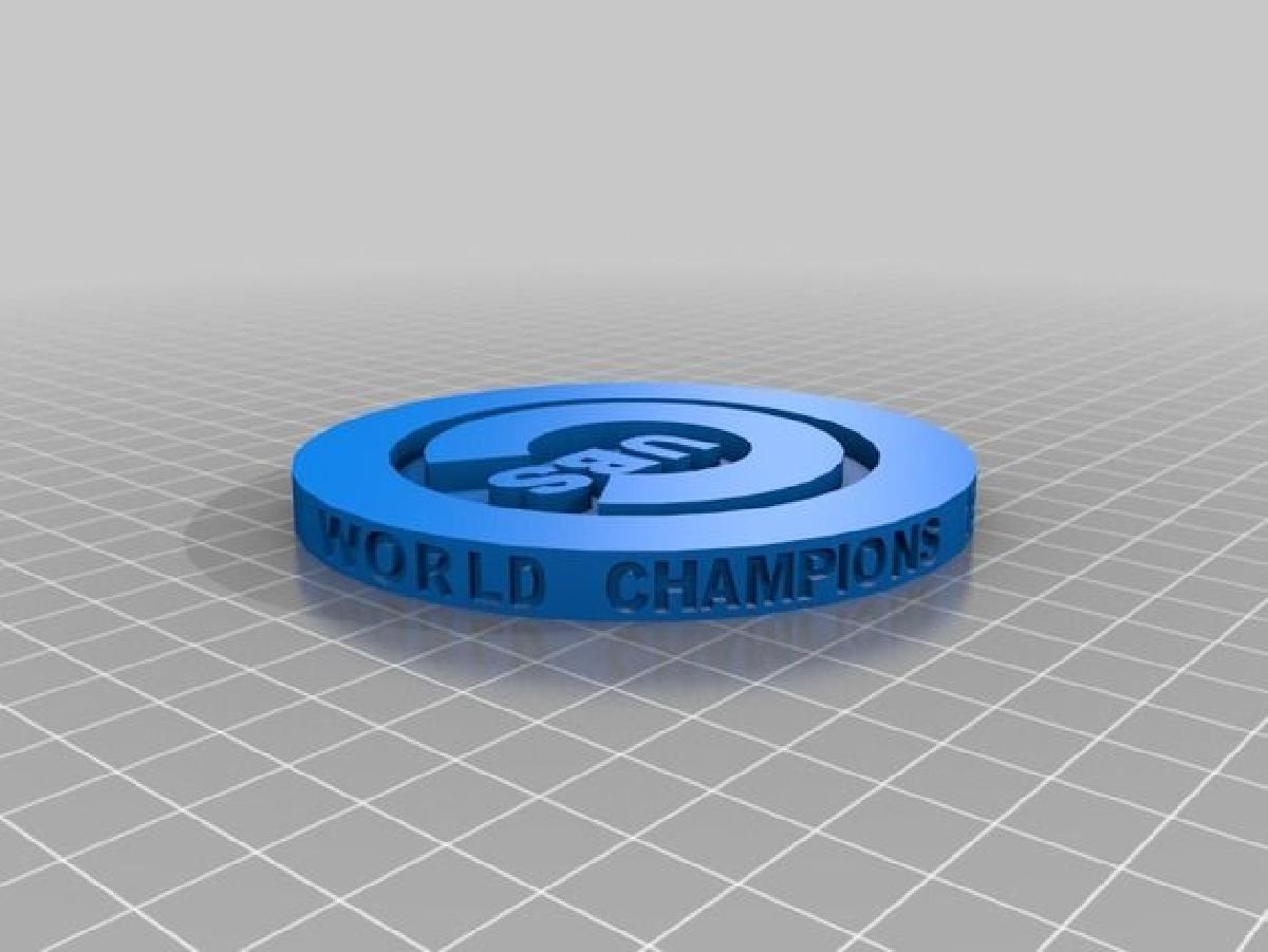 Moeda da Vitoria da Serie Mundial dos Cubs