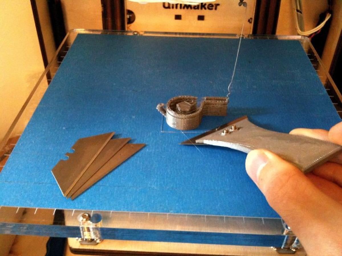 Cabo de raspador para laminas de estilo fosco