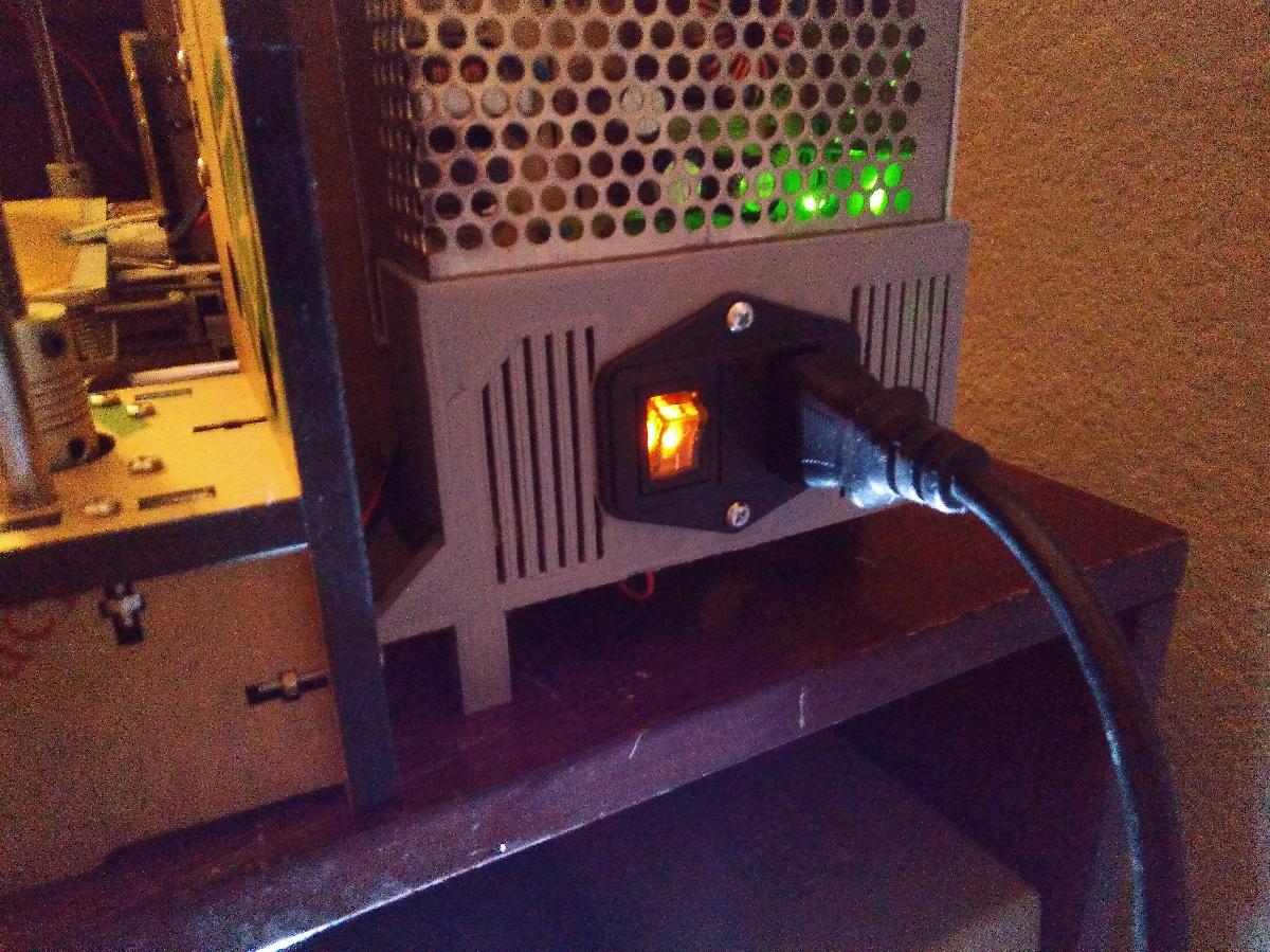 Interruptor de energia Anet A8 (material minimo)