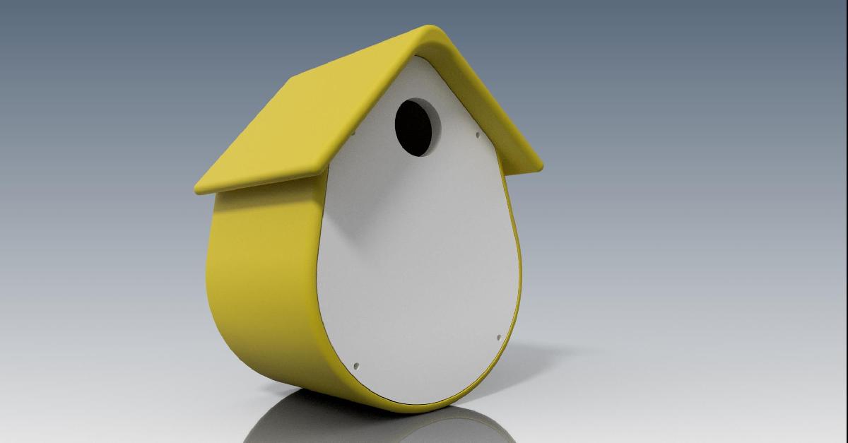 Caixa de Ninho para Chapim Azul V3