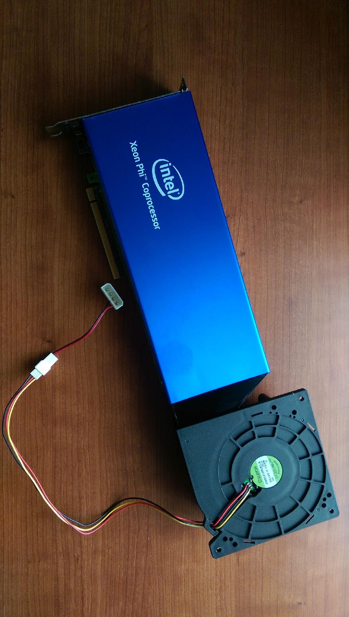adaptador de resfriamento passivo ativo Xeon Phi / carenagem do ventilador