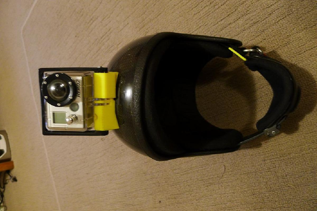 Suporte Go Pro/Casque de Paraquedismo