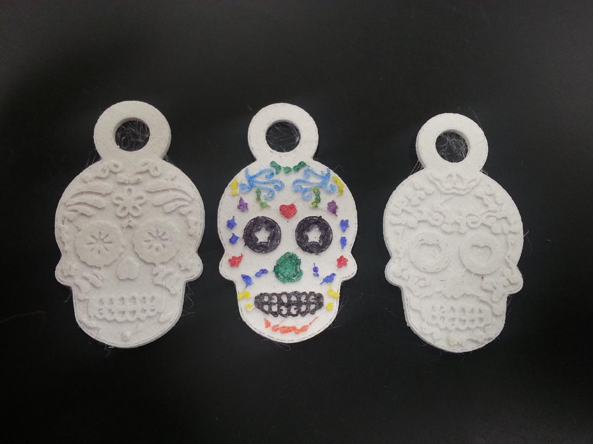 Chaveiro Caveira Mexicano