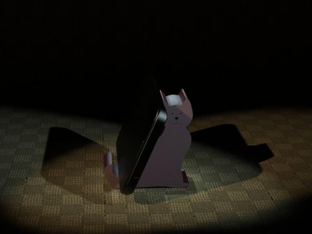 Suporte para celular de gato