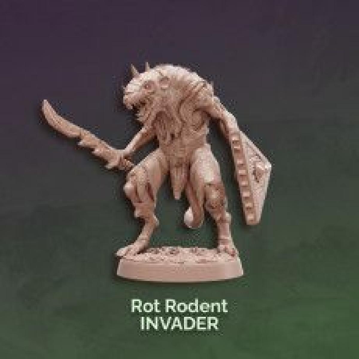 Rato invasor podre