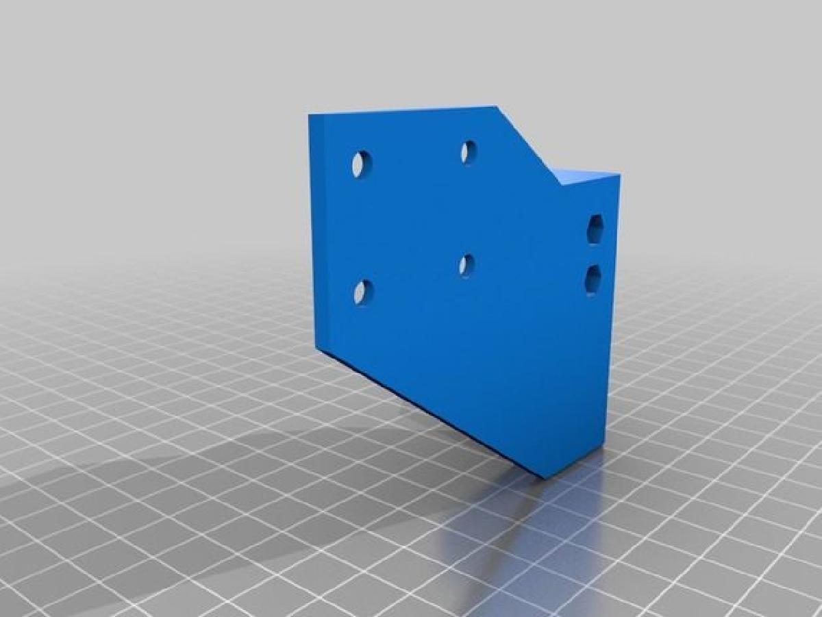 Suporte de corrente de cabo para cama 10x10 Anycubic I3 Mega