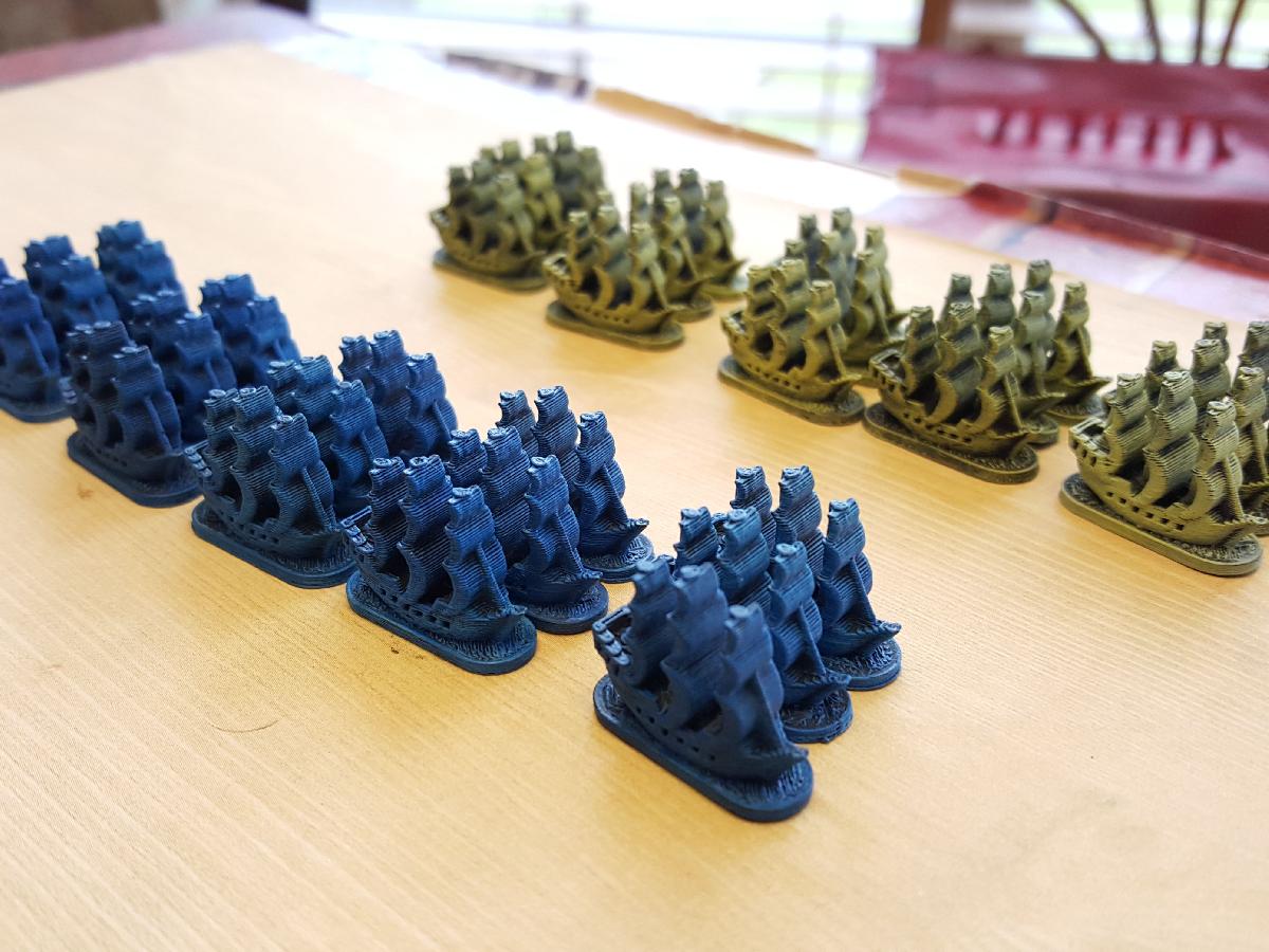 Barco / Navio 3D Catan para a Expansao Marinheiros