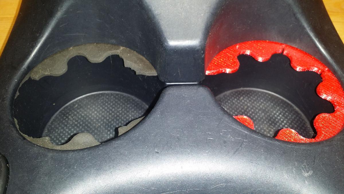 inserts de porta copos da Toyota Tundra