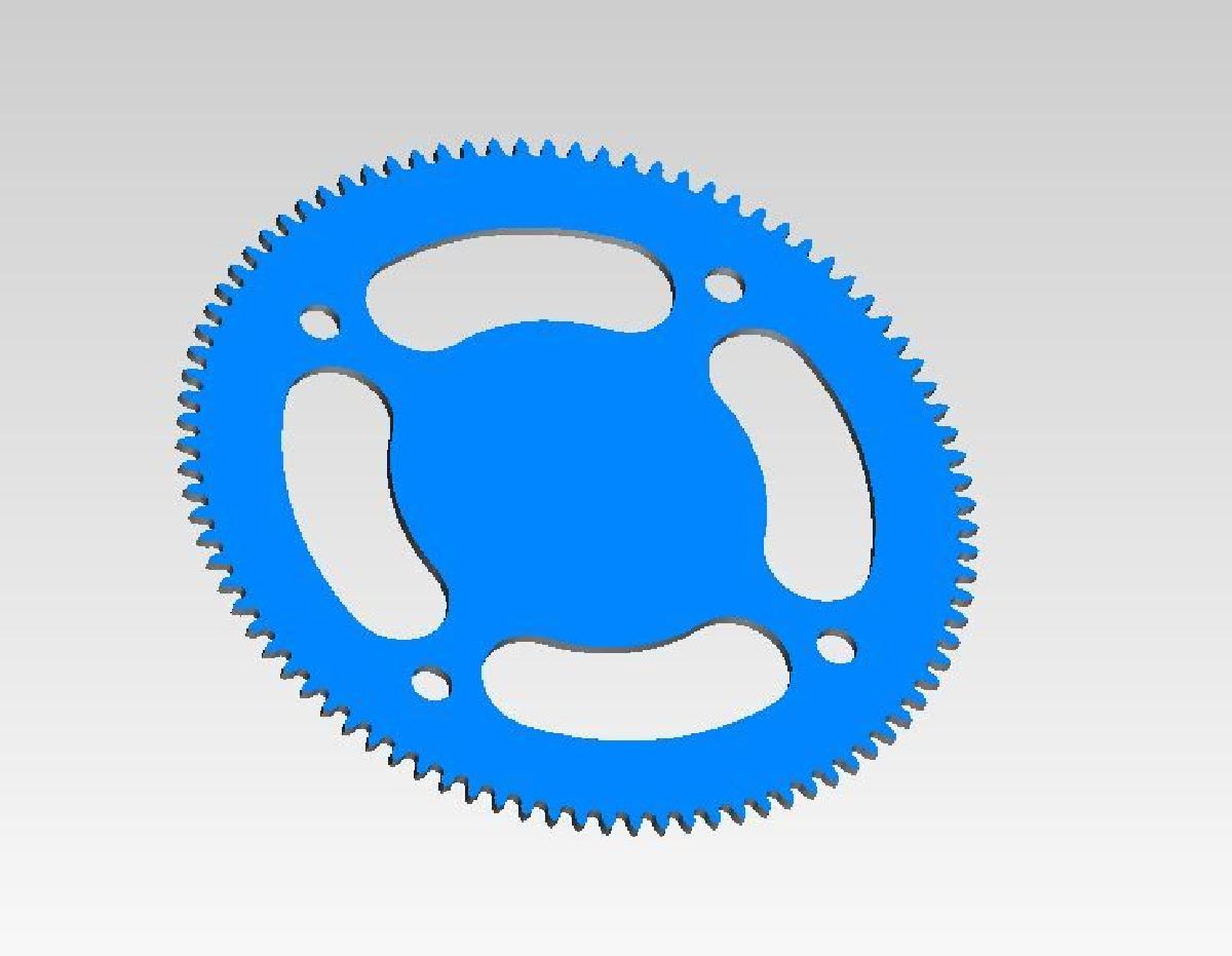 Roda dentada traseira do Scan O Tron Turntable v.2.0