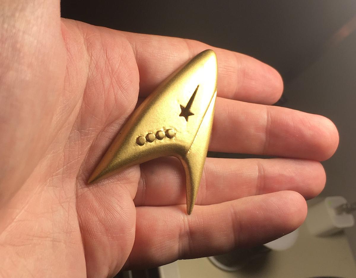 Insignia do Capitao de Star Trek Discovery