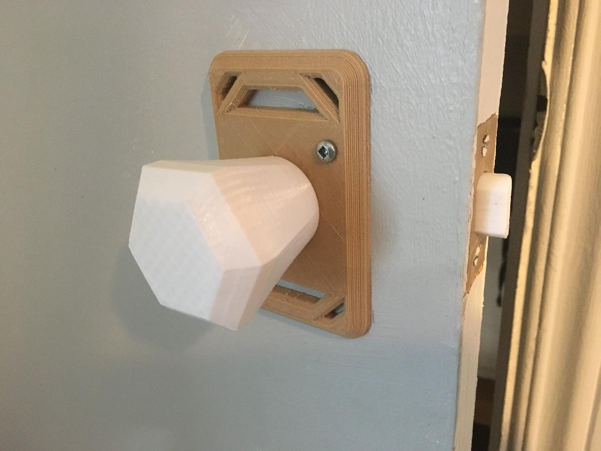 MANIVELA E MECANISMO DA PORTA COMPLETA