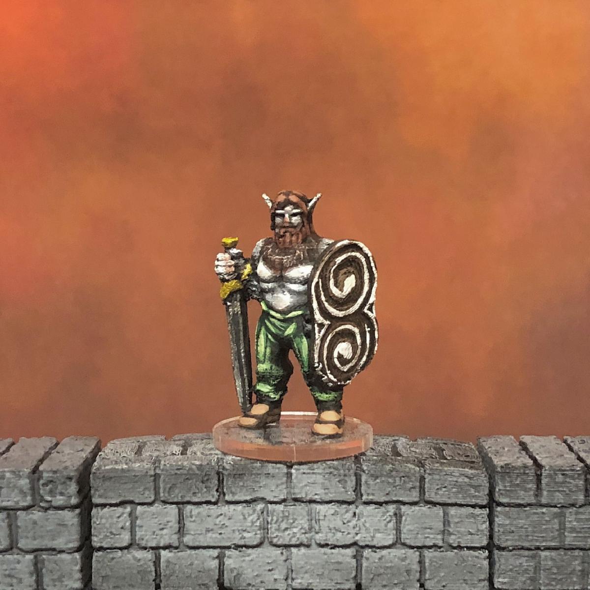 Guerreiro Firbolg (escala 28mm/32mm)