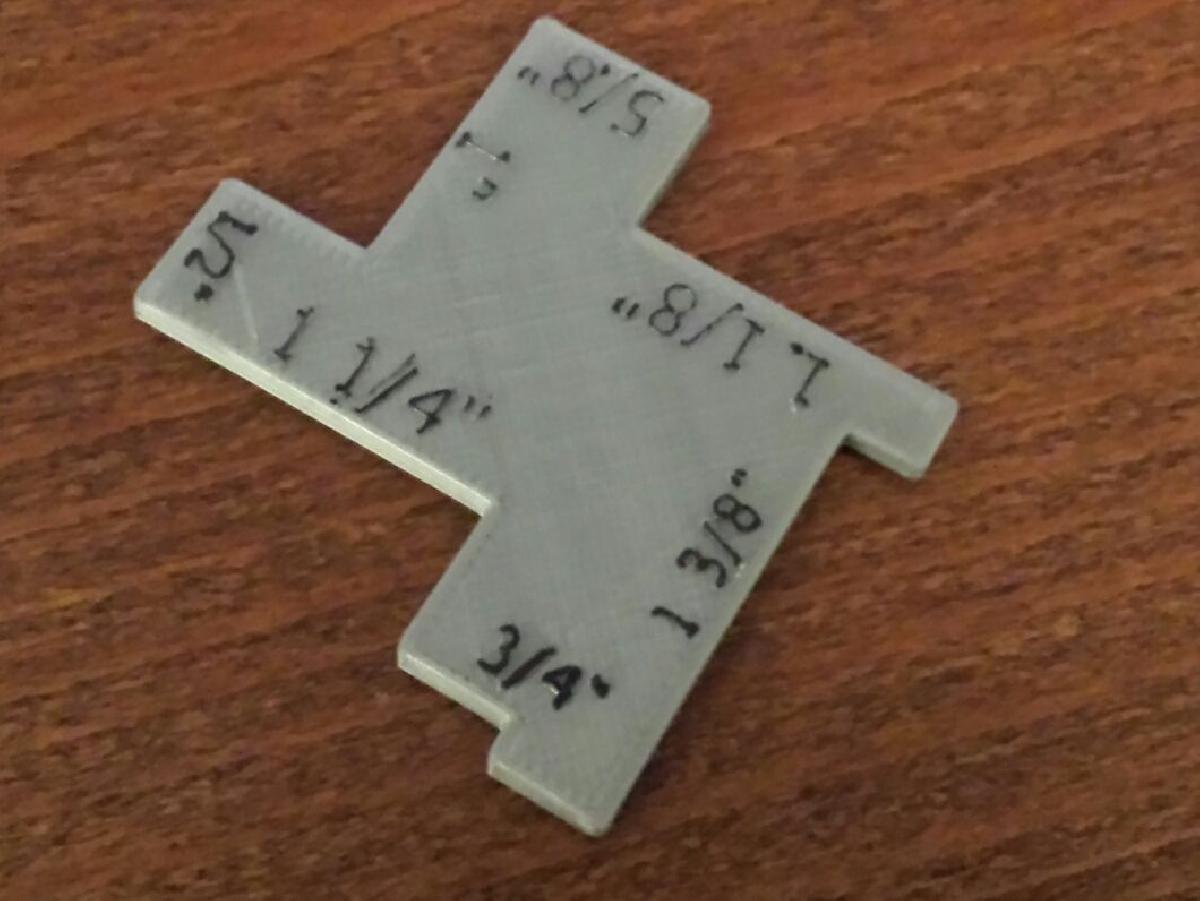 Ferramenta de medicao de costura 14 em 1