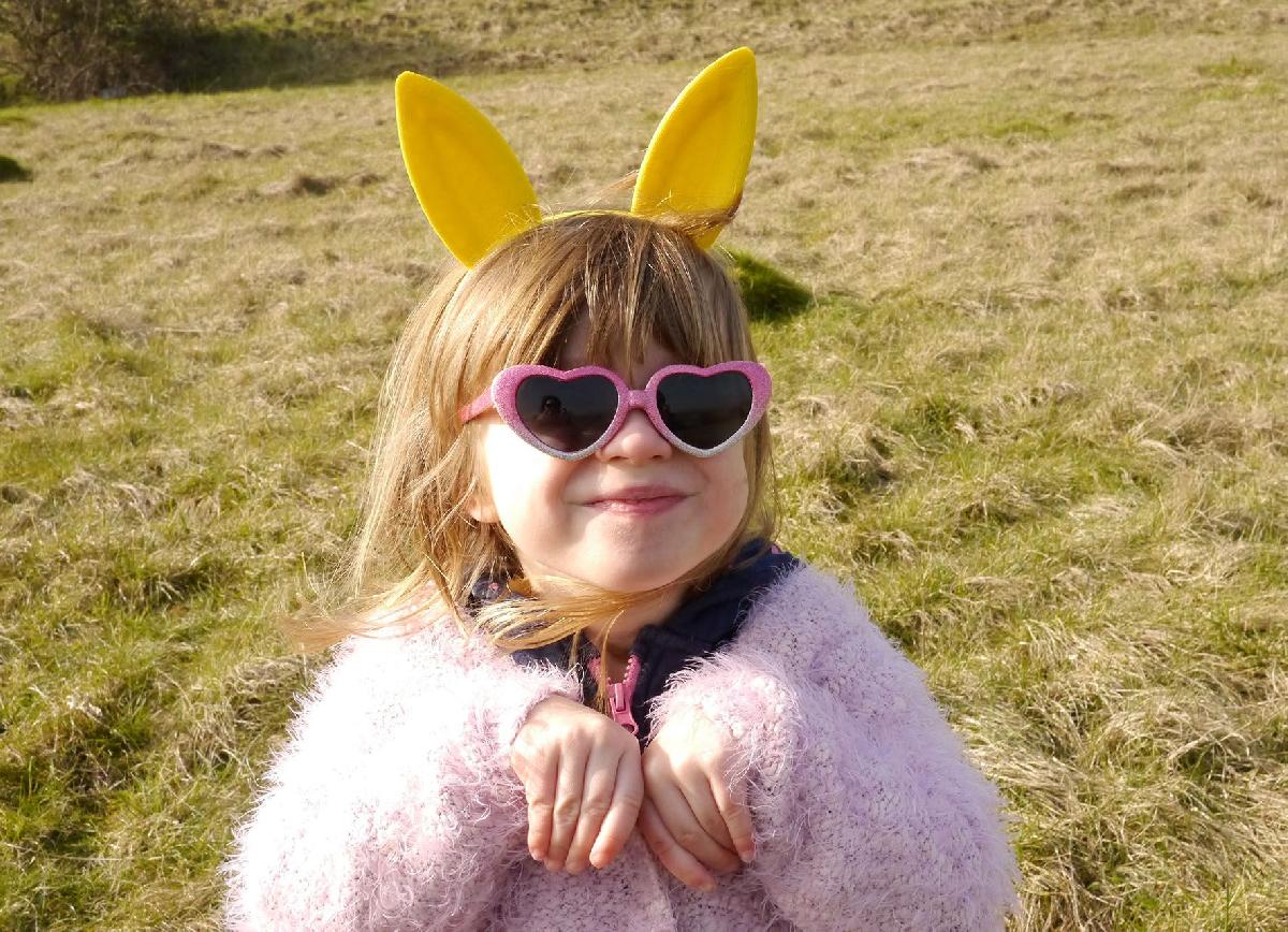 Tiara de Orelhas de Coelho