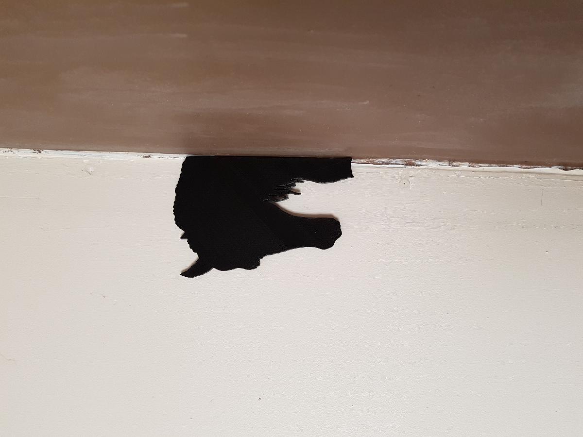 sombra de um cavalo e um cachorro