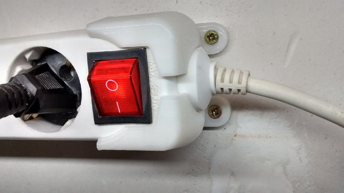 Suporte para regua de energia