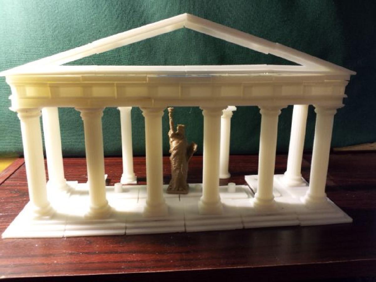 Conjunto Paramétrico de Construção de Templo Dórico