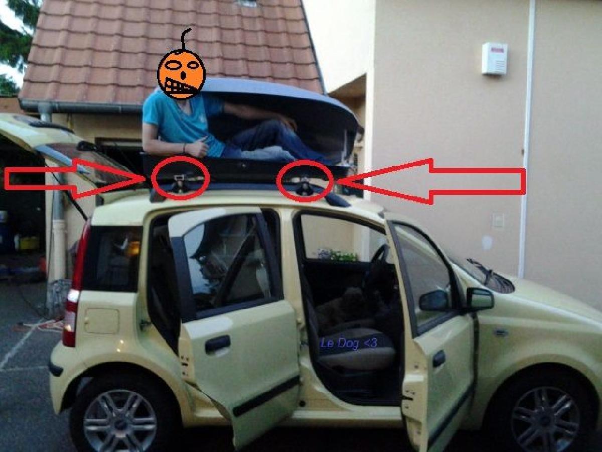 Bolsa de teto de carro gancho horizontal DIY