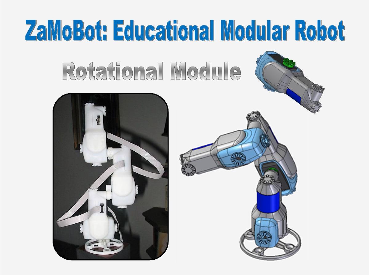 Modulo Rotacional de Robo Modular (ZaMoBot)