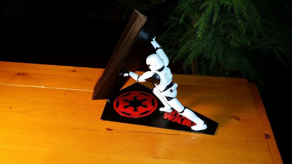 Star Wars Stormtrooper Universal / Intergalactico Suporte de carregamento de celular